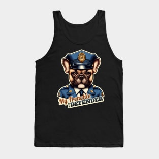 French Bulldog Police Tank Top